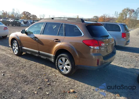 2011 Subaru Outback 2.5I Premium from USA, damaged, VIN 4S4BRCCCXB3346625